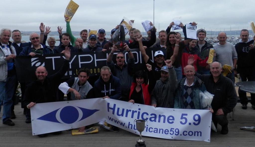 ’A fantastic group of sailors' - Hurricane 5.9 Nationals 2013 © john ready